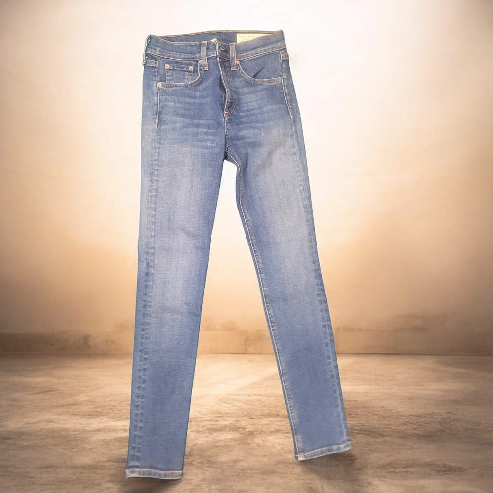 Rag and Bone High Rise Ankle Skinny Jeans Size 24